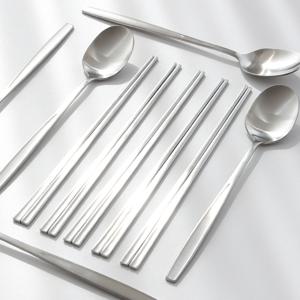 [롯데백화점]리한 씨엘 샤틴 5인 수저세트 (5벌) 고급 스테인리스 18-10