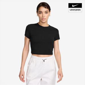 여성 스포츠웨어 칠 니트 크롭 티셔츠 HF9539-010