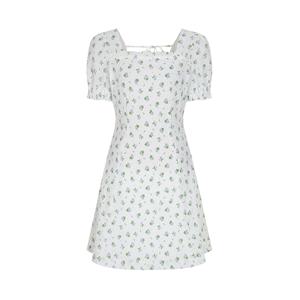 [정가259,000]슬림핏 플라워 프릴 미니 원피스 OH5MO4610