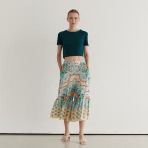 [라페어]다이퍼 민트 8부 인견 셔링 팬츠 LWJEAP0048-MI