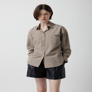 [정상가 219000]쥬크 백 스트랩 체크 셔츠Z253MSC012