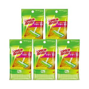 3M 클립형 막대걸레 극세사 리필 2매 x 5개