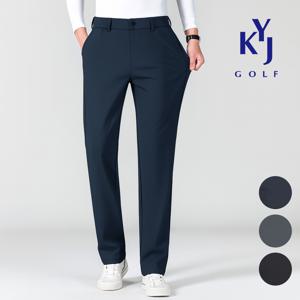 골프] 봄가을 겨울기모 2스타일 프리미엄 스판 반밴딩 필드룩 남성 골프바지 KPFMSL17
