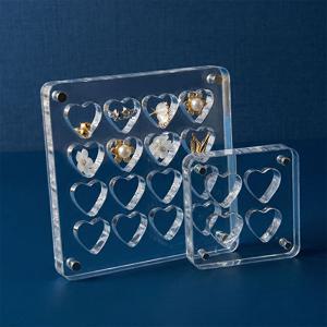 하트 콩알금 케이스 땅콩금 모으기 순금 콩 쌀 아크릴 보관함 보석함 주얼리 금 테크 보관