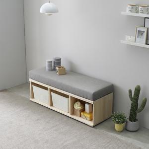 나무뜰 코젯 1200 책장형 원목 수납 벤치 소파 GM345