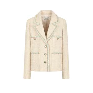 [롯데백화점][제이제이 지고트(프리미엄)]퀼팅 브레이드 트위드 재킷 GNCA0JKR31