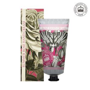 [KEW 큐가든] 영국 직수입 섬머로즈 핸드크림 75ml 1개 선물 향수 향기 잔향 시어버터 코코넛 식물성