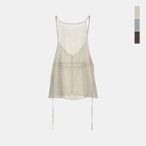 여성 오간자 레이어드 나시 원피스 레이어드 뷔스티에 SFER001