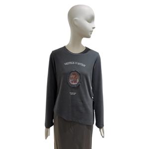 [정상가 169,000] 쥬크 밑단 언밸런스 라운드 티셔츠 Z253MSM006