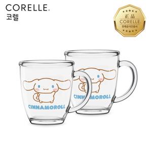 코디 시나모롤 유리 머그 380ml 2P