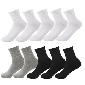 10켤레 제이케이 국산 남성 여성 162 고침수 순면 밴딩 양말 단목