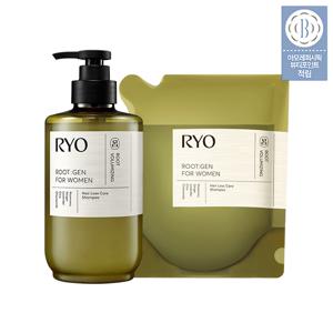 루트젠 탈모전문케어 샴푸 여성 515ml+리필팩 400ml