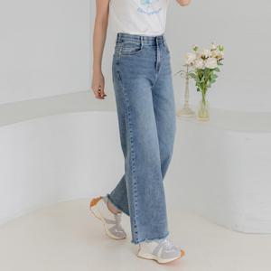 지기핏 트랜디 울트라스판 와이드 여성청바지 히든밴딩 S~3XL