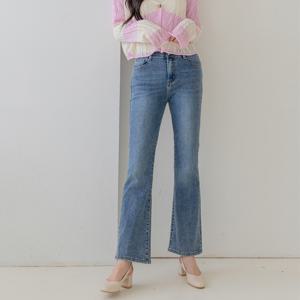 지기핏 데일리 라이트블루 부츠컷 여성청바지 히든밴딩 S~3XL