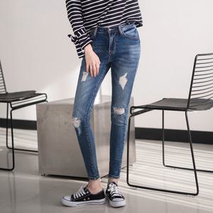 지기핏 데일리 울트라스판 헤짐 스키니진 허리스판