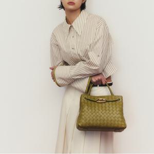 [최초가238,000원]인트레치아토 헤리티지 토트백 - 올리브