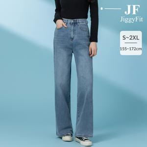 3단 기장 와이드 밴딩 연청 데님 팬츠 S~2XL