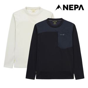 남성 패스파인더 스트레치 긴팔 라운드티셔츠_7L15303