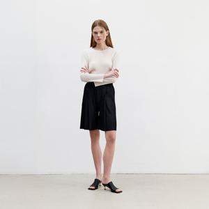 [무케] 몽플리쎄_여성 턱 플레어 플리츠 큐롯 반바지 (4colors) 주름옷 주름반바지