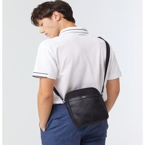 헤지스 액세서리 남성 [[24FW]] WUBA4F173BK [스테디셀러]블랙 체크 나일론 미니크로스백