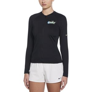 나이키스윔 여자래쉬가드 여성 시그니처 스우시 풀 집업 롱 슬리브 하이드