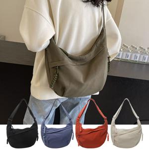 누아브 크로와상 크로스백 나일론 백