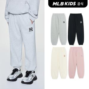 [MLB 키즈] (공식) 베이직 스몰로고 조거 팬츠 (4color)