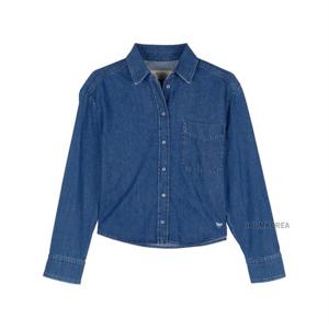 FW25 여성 오비아 데님 셔츠 OBBIA 022
