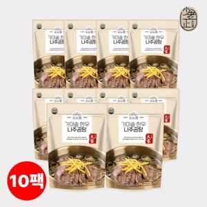 [소노정] 국내산 가마솥 한우 나주곰탕 400g x 10팩, 나주식 맑은 곰탕