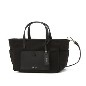 헤지스 액세서리 [[26SS]] HIWA6E957BK [인기토트백][라잇백] 블랙 심플 포켓 나일론 탑집 토트