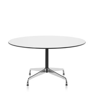 임스 컨퍼런스 테이블 라운드 화이트-블랙-알루미늄 세그먼티드 베이스 2사이즈