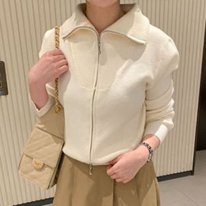 [브리치]  / 투웨이 세일러 니트 집업 (3color)