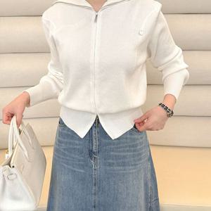 [브리치]  / 세일러 투웨이 니트 집업