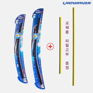 쏘렌토R.뉴쏘렌토R 와이퍼 600+500 뷰맥스플러스 SET+교체용 리필고무