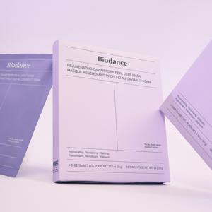 바이오던스 리쥬비네이팅 캐비어 피디알엔 리얼 딥 마스크 4매