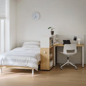 멘디 패키지B(1000책상,1400파티션책장,침대)