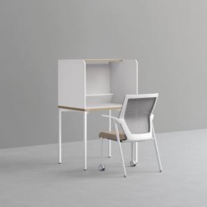 800x600 독서실 책상 (기본형) + 아이블 의자 DSDAB0801J