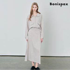 정상가:119,000원 | 카라 집업 자켓 롱 스커트 셋업 (XP1OW004L0)