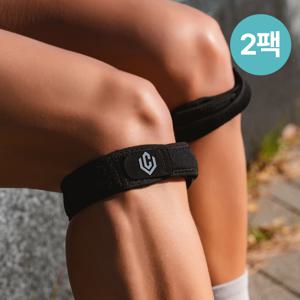 무릎 스트랩 슬림 2세트 관절 연골 슬개골 슬개건 스포츠 보호대 러닝 등산