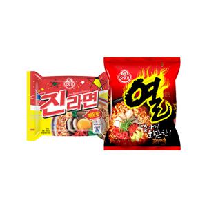 진라면 10봉 + 열라면 10봉/총20봉