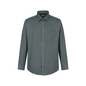 [듀퐁] 솔리드 기모 배색 732 비즈니스 셔츠 그린 SE4FM12LS733SGE