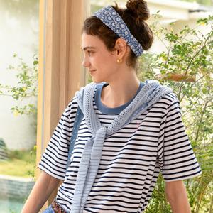 [반팔]단가라곰돌이티셔츠  (정상가 37800원)