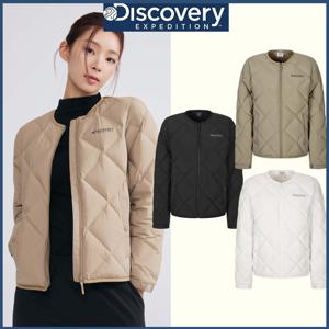 디스커버리 25FW 겨울 신상 여성 디하스 U넥 튜브 다운 경량패딩 DWDJ74056 CJDTT