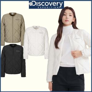 디스커버리 25FW 겨울 신상 여성 디하스 U넥 튜브 다운 경량패딩 DWDJ74056 CJDTT