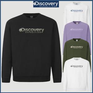 디스커버리 26SS 신상 봄 남여공용 로건 빅로고 맨투맨 티셔츠 DXMT31061 CJDTT