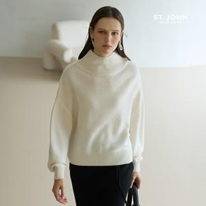 25FW 캐시미어 하이넥 케이프 풀오버