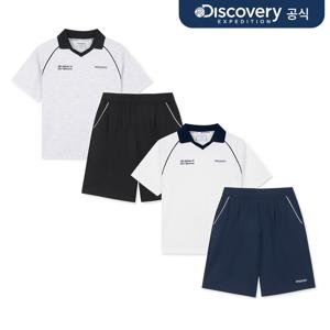 [디스커버리] 키즈 카라 반팔티+팬츠 2SET 2종 택1