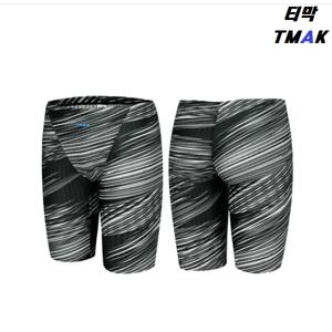 티막 피트니스 5부 남자 실내수영복 UKF0411-BK/일반용/강습용