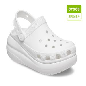 [크록스 본사]크러쉬 클로그 화이트 207521-100 남여공용샌들