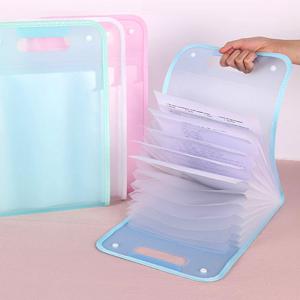 아코디언 파일백 A4 파일 정리 폴더 파일 시험지 계약서 문서 서류정리 학원가방